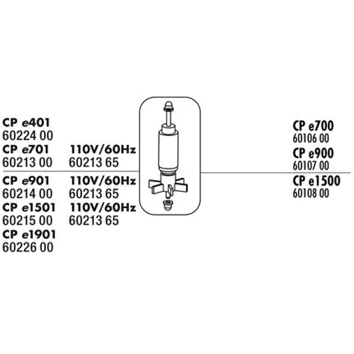 Повний змінний ротор JBL CP e Rotor-Kit для зовнішніх фільтрів JBL CristalProfi 60106 (4014162601063): Виробник JBL