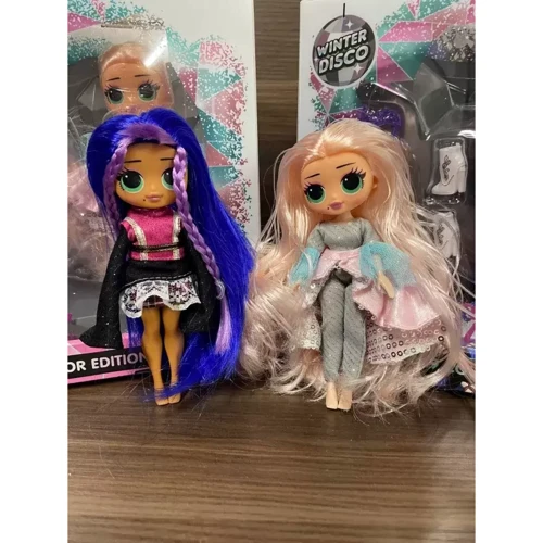 Игровой набор кукла A-Toys NC2404 с аксессуарами, 17 см (Розовый): Высота, см 17
