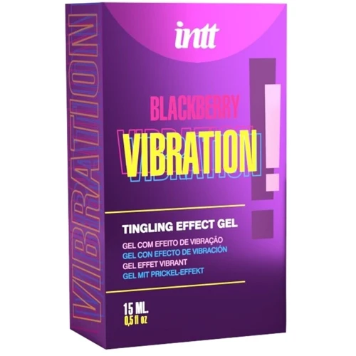 Жидкий вибратор Intt Vibration Blackberry (15 мл) со вкусом ежевики