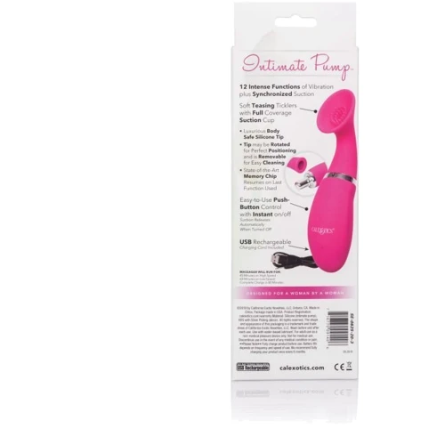 CalExotics Intimate Pump Rechargeable Climaxer Pump вибратор 17.2x5 см