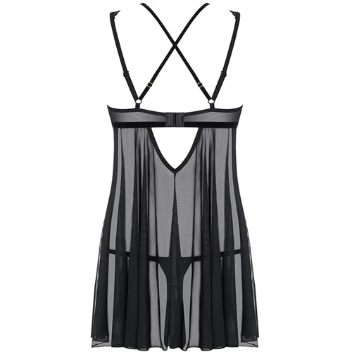 Комплект Obsessive 873-BAB-1 babydoll, S/M