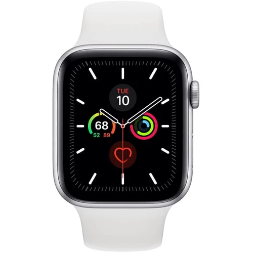 Apple Watch Series 5 44mm Silver Aluminium Case with White Sport Band (MWVD2) Approved Витринный образец: Производитель Apple