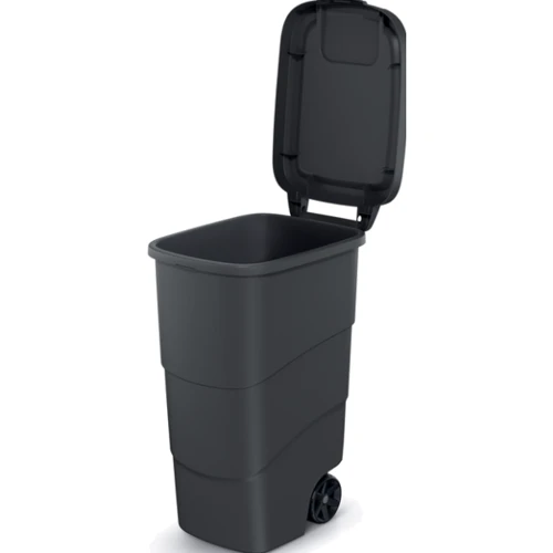 Бак для мусора Prosperplast WHEELER 110 л черный (5905197463292)