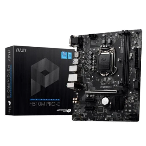MSI H510M PRO-E: Оперативная память 2xDDR4 3200 МГц, до 64 ГБ