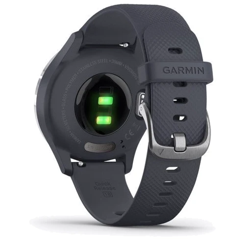 Смарт-годинник Garmin Vivomove 3s Silver Stainless Steel Bezel w. Granite Blue and Silicone B. (010-02238-00): Сенсорний екран є