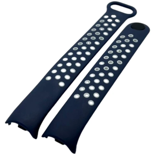 Ремешок Becover Sport Band Vents Style Blue/White for Xiaomi Mi Smart Band 9 (711987)