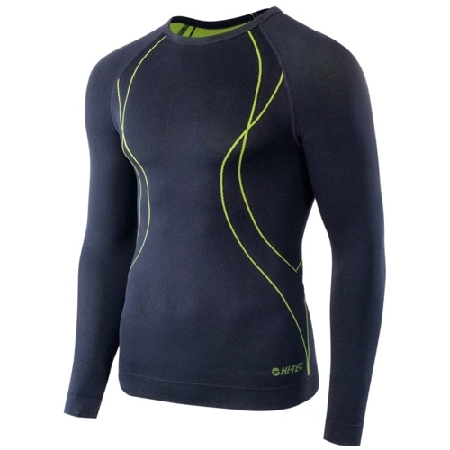 Термолонгслив Hi-Tec Ikar Top (IKAR TOP-BLACK/LIME PUNCH) 46-48 (M) чорний: Вид Термолонгслив