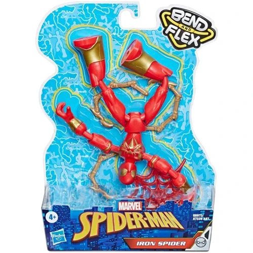 Hasbro SPD Гнучка фігурка (E8972 SPD BEND AND FLEX IRON SPIDER) (E7335_E8972): Тип Персонаж мультфільму, фільму