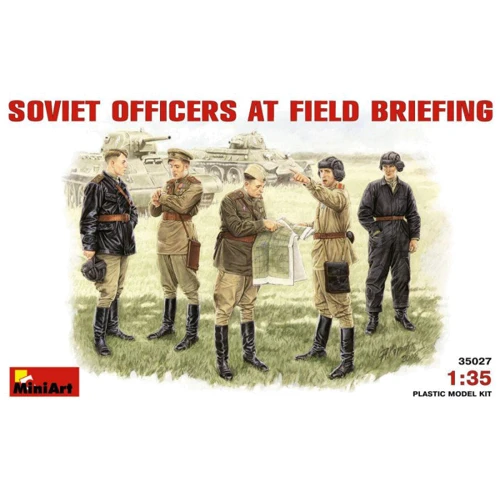 Набор фигурок Miniart Советские офицеры на полевом совещании (MA35027)