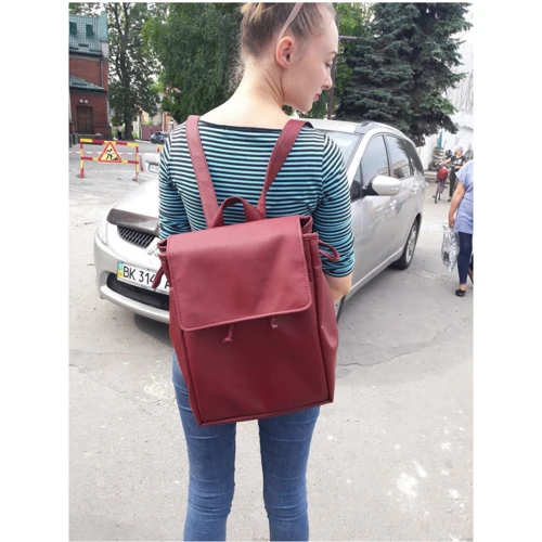 Жіночий рюкзак Sambag Loft BZN бордовий (22300005): Тип Рюкзаки