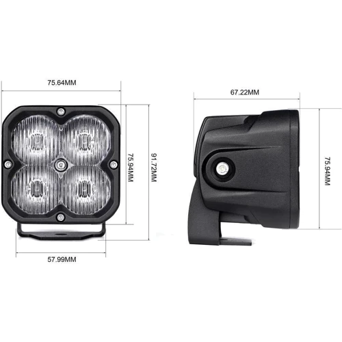 Світлодіодна фара ближнього світла Aled 3012 20W 6000K 5G3510 2шт.