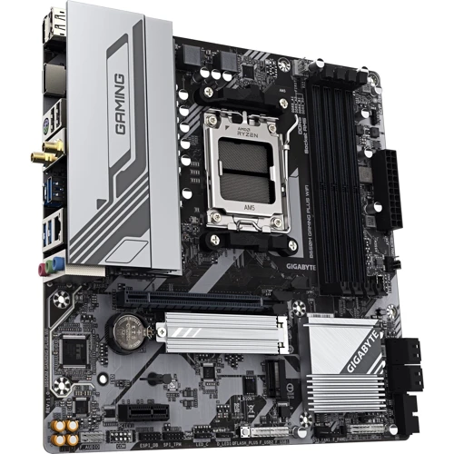 GIGABYTE B650M GAMING PLUS WIFI UA: Додатково Адаптер Wi-Fi, Поддержка RAID, Поддержка UEFI, Радиатор на VRM