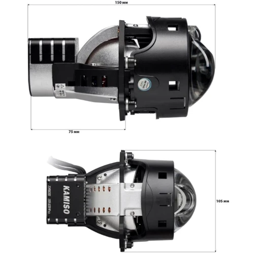 Линзы LED Kamiso (Aozoom) AAPD10-02 Bi-LED LASER 5500K GEN4 51/69W (2 шт)