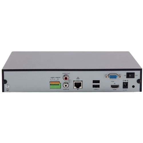 Реєстратор відеоспостереження Uniview NVR301-08E: Максимальна місткість носіїв 10 ТБ