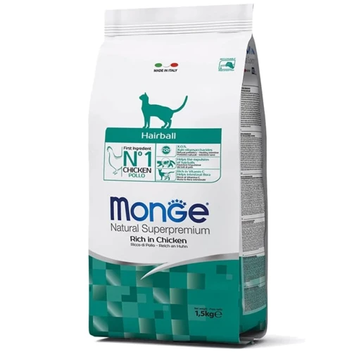 Сухой корм для котов Monge Cat Hairball 1.5 кг (70005234)