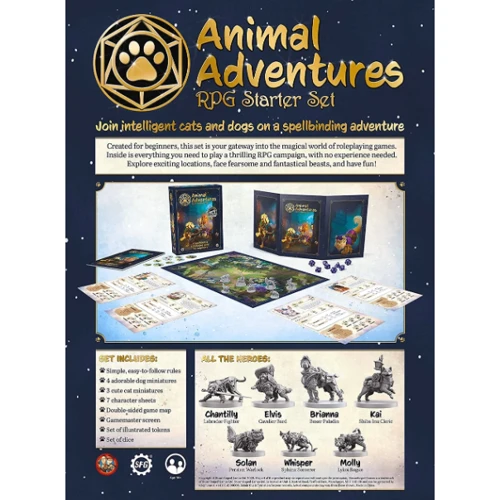 Стартовый набор Steamforged Games Ltd Animal Adventures RPG Starter Set Приключения животных: Вид ролевые
