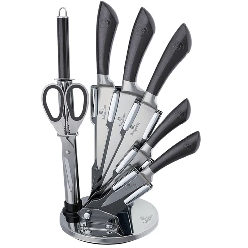 Набір кухонних ножів Berlinger Haus Carbon Pro 8 пр. (2476-BH)