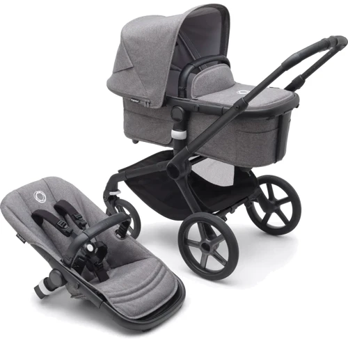 Универсальная коляска Bugaboo Fox 5 2 в 1 Black/Grey Melange (100051054)