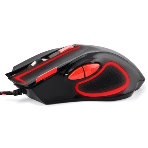 Мышь Esperanza MX401 Hawk black-red (EGM401KR): Интерфейс подключения проводная USB