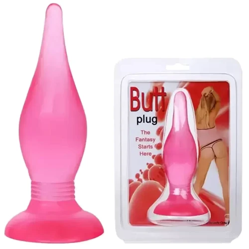 Анальная пробка на присоске LYBAILE Butt plug (BI-017006 Red)
