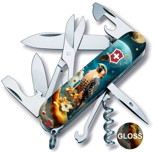 Мультитул Victorinox CLIMBER UKRAINE Сокіл-захисник (Vx13703.3_T3210pw): Тип мини-мультитул