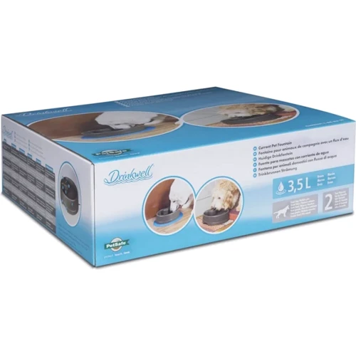 Поилка PetSafe Drinkwell Current для собак и котов автоматический фонтан 3.5 л коричневый (57830): Размеры 30.5х9 см