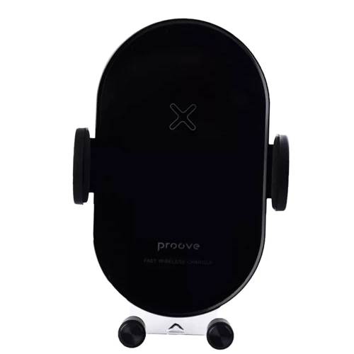 Держатель Proove Car Holder Wireless Charger Rounded Energy 15W Black фото 5