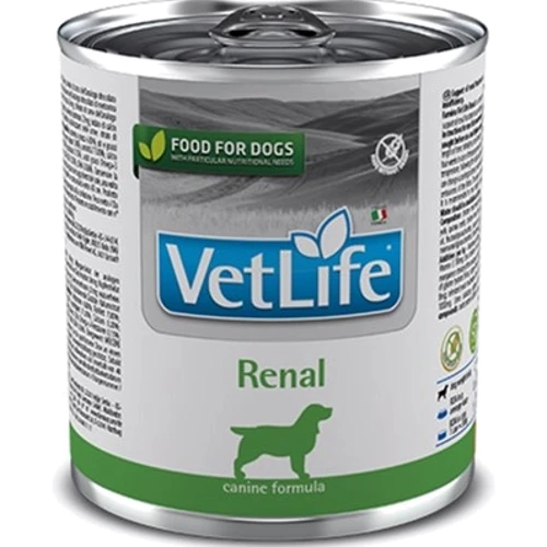 Влажный лечебный корм для собак Farmina Vet Life Renal для поддержания функции почек 300 г (160?557)