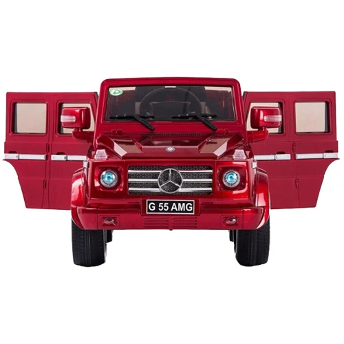 Электромобиль Bambi Mercedes G55 Красный (кожа) (ELRS-3): Вид джип