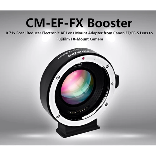 Адаптерне кільце Commlite CM-EF-FX Електронний AF Lens Adapter від Canon EF/EF-S Lens to Fujifilm FX-Mount Camera фото 14