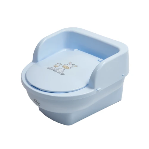 Горшок-кресло Maltex Zebra светло-голубой 6510_35