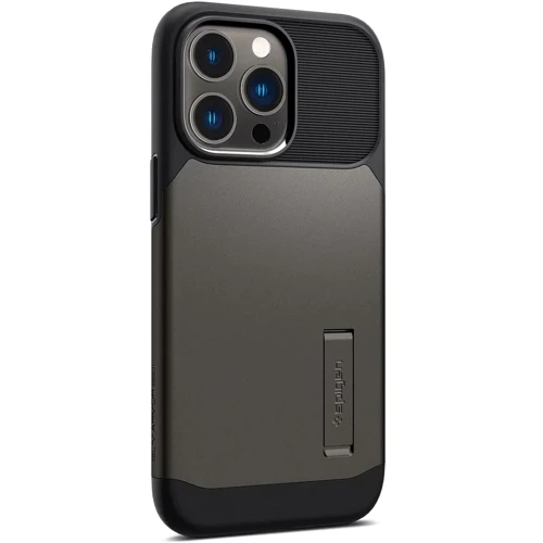 Чехол для iPhone Spigen Slim Armor with MagFit Gunmetal (ACS04646) for iPhone 14 Pro Max: Тип чехла накладка на заднюю часть