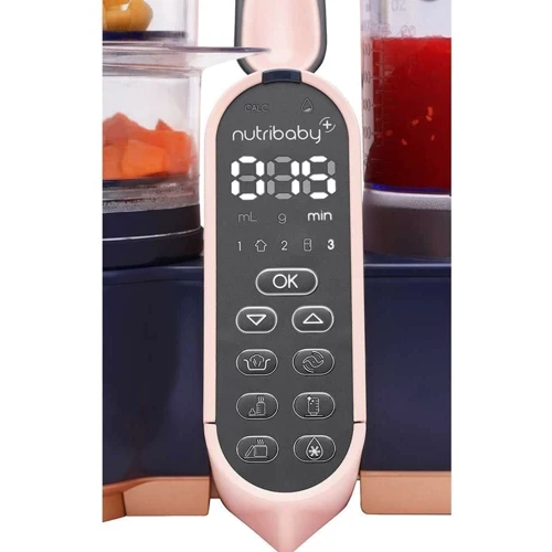 Блендер-пароварка Babymoov Nutribaby + XL: Потужність, Вт 500