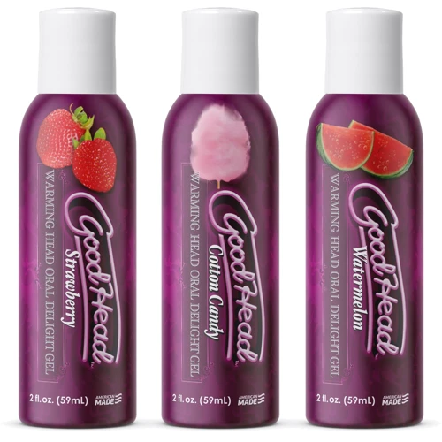 Гелі для орального сексу Doc Johnson GoodHead – Warming Head (3 смаки): Форма випуску гель