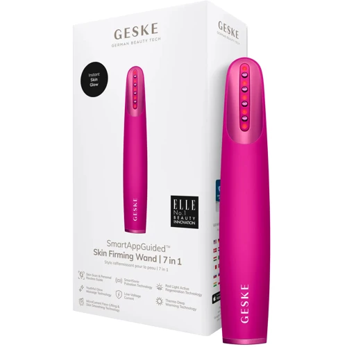 Устройство для укрепления и тонизации кожи лица GESKE Skin Firming Wand 7в1 magenta