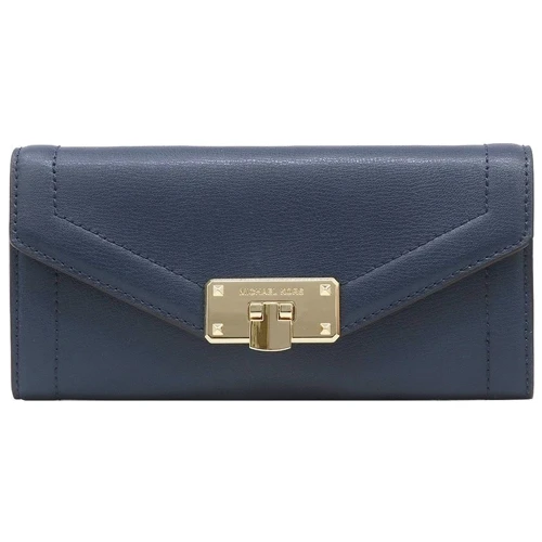 Женский кошелек Michael Kors синий (192877345985)