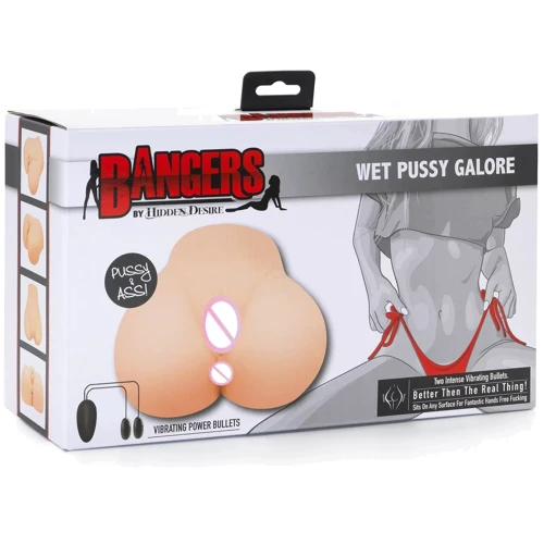 Мастурбатор с вибрациями Bangers Wet Pussy Galore Vibr.