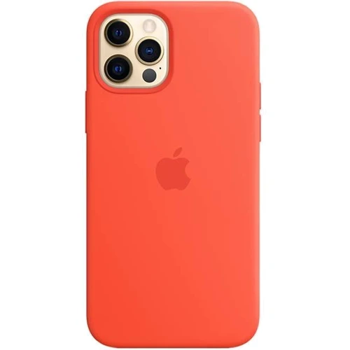 Чохол для iPhone TPU Silicone Case Electric Orange for iPhone 12 / iPhone 12 Pro фото 6