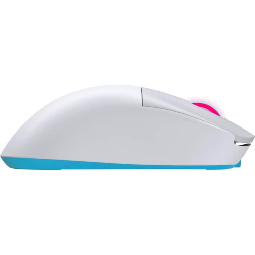 Мышь HATOR Quasar 2 PRO Wireless White/Cyan (HTM561WC): Эргономика симметричная для левшей