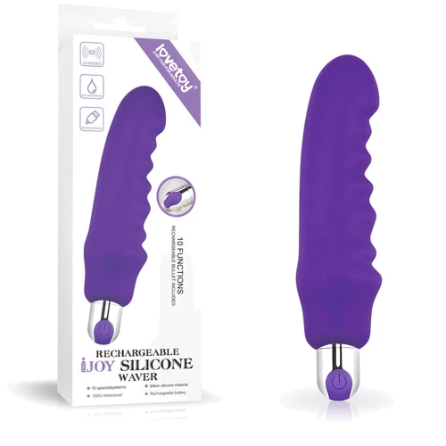 Вибратор LoveToy Rechargeable IJOY Silicone Waver Purple