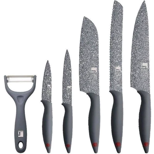 Набор кухонных ножей Bergner Star BG-39325-GY 6 предметjв (00000025206)