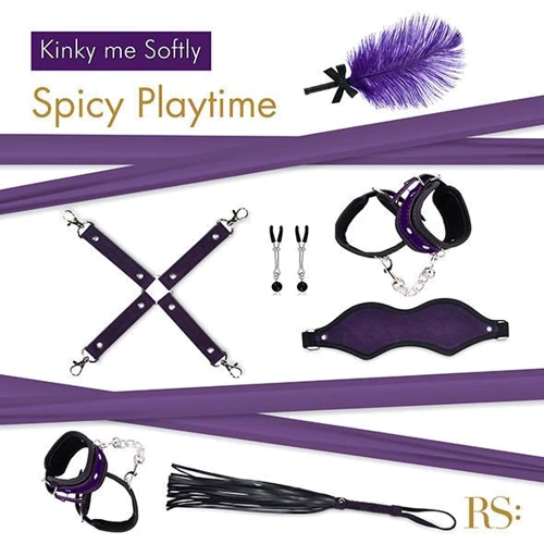 Набор для BDSM RIANNE S - Kinky Me Softly Purple: 8 предметов для удовольствия