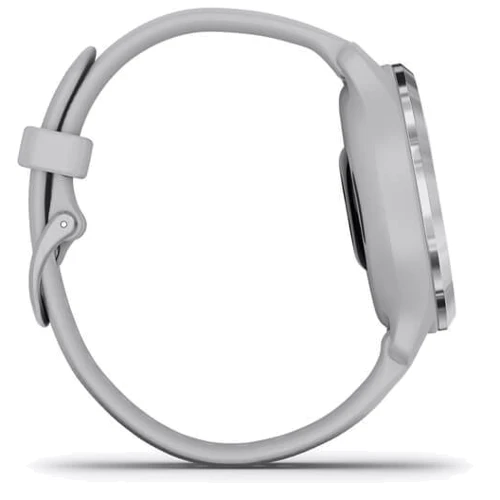 Смарт-годинник Garmin Venu 2S Silver Stainless Steel Bezel with Mist Gray Case and Silicone Band (010-02429-02): Сенсорний екран є