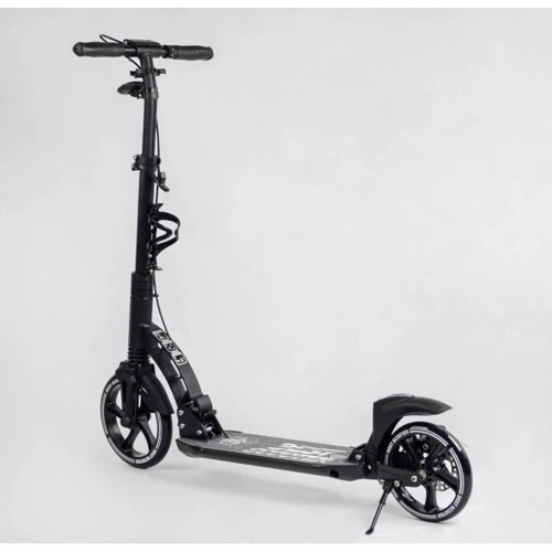Самокат двоколісний Best Scooter чорний (24215): Тип коліс литі