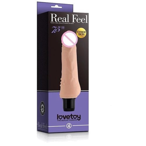 Реалистичный вибратор LoveToy Real Feel Vibrator 4 Flesh 7,5"