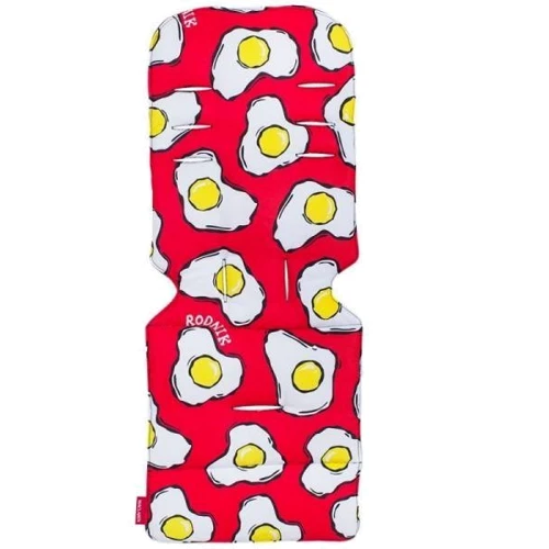 Универсальный матрас для коляски Maclaren Fried Eggs красный/принт/яичница (AR1R033082)