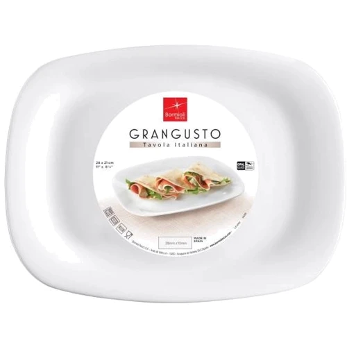 Блюдо Bormioli Rocco Grangusto для лаваша 28х21 см (431241FTB121990)