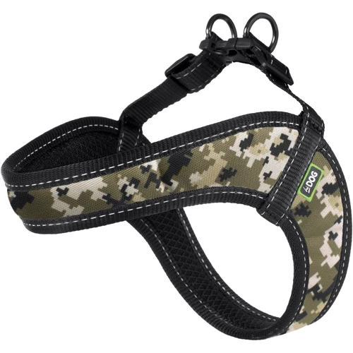 Шлея HiDog Comfort "Military Pixel", размер XXS (обхват грудной клетки 28-34 см) (135\1042)