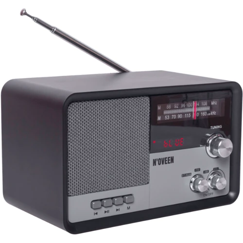 Акустика Радиоприемник Noveen PR950 Black: Цвет черный