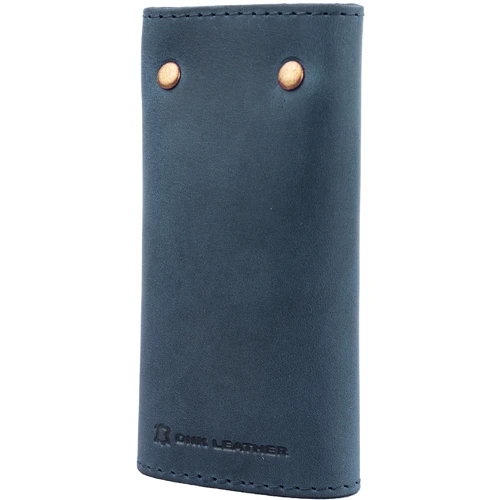 Мужская ключница DNK Leather синяя (DNK-Keys-Scol-B): Формат кошелька Вертикальный